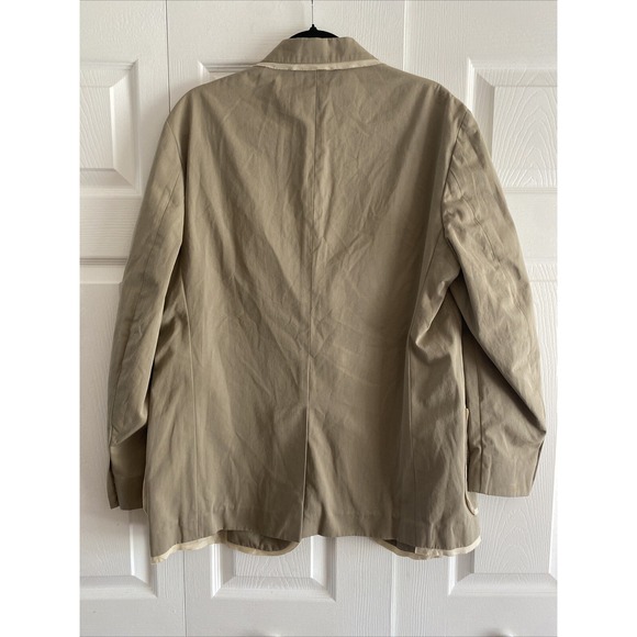 Gianfranco Ferre Women's EU 56 2XL Tan Blazer Jacket Italy Corpcore Quiet Luxury - Picture 11 of 11